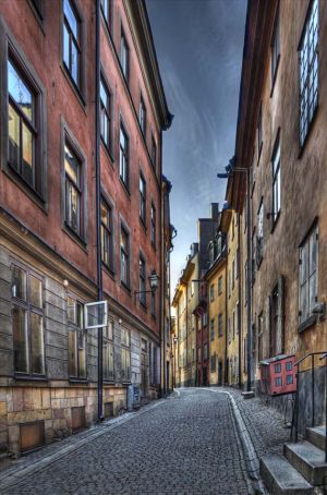 Cobblestoned Laneway, Stortorget, Stockholm, Sweden 2010
